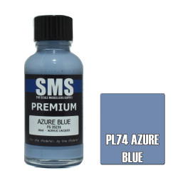 SMS PL74 Premium AZURE BLUE 30ml Acrylic Lacquer