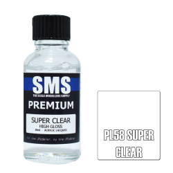 SMS PL58 Premium SUPER CLEAR 30ml Acrylic Lacquer