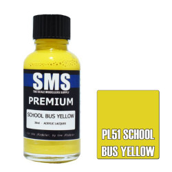 SMS PL51 Premium SCHOOL BUS YELLOW 30ml Acrylic Lacquer