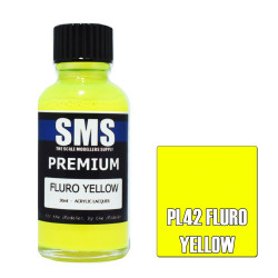 SMS PL42 Premium FLURO YELLOW 30ml Acrylic Lacquer
