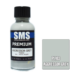 SMS PL103 Premium AGGRESSOR GREY 30ml Acrylic Lacquer