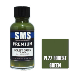 SMS PL77 Premium FOREST GREEN 30ml Acrylic Lacquer