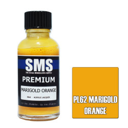 SMS PL62 Premium MARIGOLD ORANGE 30ml Acrylic Lacquer