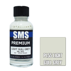 SMS PL55 Premium LIGHT GULL GREY 30ml Acrylic Lacquer