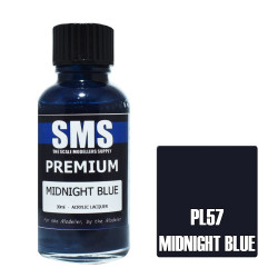 SMS PL57 Premium MIDNIGHT BLUE 30ml Acrylic Lacquer