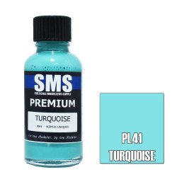 SMS PL41 Premium TURQUOISE 30ml Acrylic Lacquer