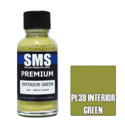 SMS PL39 Premium INTERIOR GREEN 30ml Acrylic Lacquer