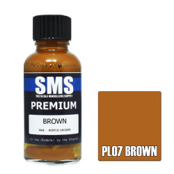 SMS PL07 Premium BROWN 30ml Acrylic Lacquer