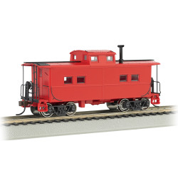 Bachmann USA 16806 Northeast Steel Caboose - Painted, Unlettered Red HO Gauge