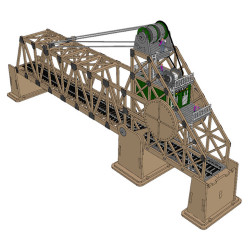 Proses PLS-552 Motorised Drawbridge Kit HO/OO Gauge