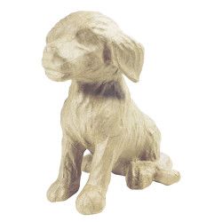 Decopatch Dog 17cm Mache Craft Model Animal for Decorating SA111O