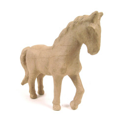 Decopatch Horse 16.5cm Mache Craft Model Animal for Decorating SA107O