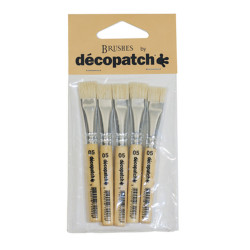 Decopatch Pure Bristle 5 Brush Set No.5 PC05O