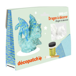 Decopatch Dragon Mini Kit - Complete Craft Decorating Activity Kit KIT035C