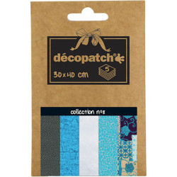Decopatch Paper Pocket Assortment Collection No.8 - 5 Sheets
