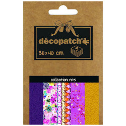 Decopatch Paper Pocket Assortment Collection No.5 - 5 Sheets