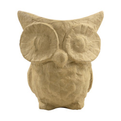 Decopatch Owl 10cm Mache Craft Model Animal for Decorating AP148O