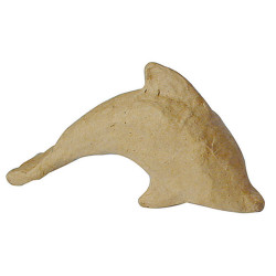 Decopatch Dolphin 7cm Mache Craft Model Animal for Decorating AP604O