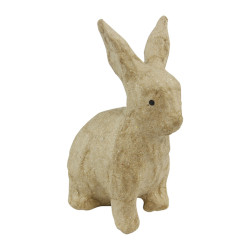 Decopatch Sitting Rabbit 10.5cm Mache Craft Model Animal for Decorating AP131O