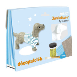 Decopatch Dachshund Mini Kit - Complete Craft Decorating Activity Kit KIT026C