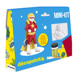 Decopatch Superhero Mini Kit - Complete Craft Decorating Activity Kit KIT046C