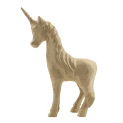 Decopatch Unicorn 21cm Mache Craft Model Animal for Decorating SA168O