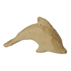 Decopatch Dolphin 15.5cm Mache Craft Model Animal for Decorating SA132O