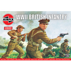 AIRFIX A00763V WWII British Infantry 1:76 Figures Model Kit