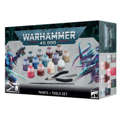 Games Workshop Warhammer 40k: Paints + Tools Set 60-12