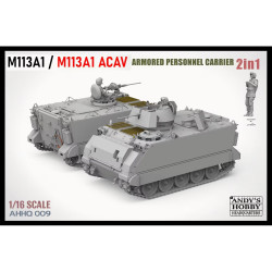 Andy's Hobby HQ M113A1/M1131A ACAV 2-in-1 APC 1:16 Model Kit
