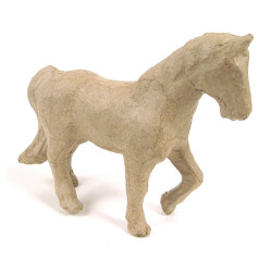 Decopatch Horse 11cm Mache Craft Model Animal for Decorating AP108O