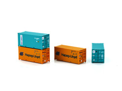 Dapol 20ft Container Set (2) Hapag-Lloyd/Dong Fang DA2F-028-206 N Gauge