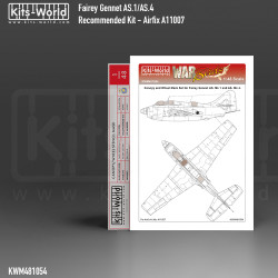 Kits World Fairey Gannet AS.1/AS.4 Canopy & Wheel Mask Set for Airfix A11007