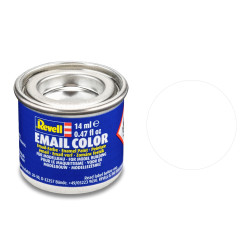 Revell Matt White (RAL 9001) Email Colour Enamel - 14ml Model Paint No.5