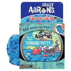 Crazy Aarons Seven Seas MEGA Tin Thinking Foam Stretch Toy US101