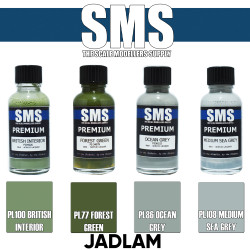 SMS Premium: RAF WWII 1941 Onwards Colour Set - Acrylic Lacquer Air Paint Bundle