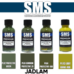 SMS Premium: Soviet WWII Greens Colour Set - Acrylic Lacquer Air Paint Bundle
