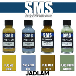 SMS Premium: RAF WWII Desert Colour Set - Acrylic Lacquer Air Paint Bundle