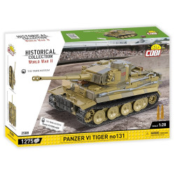 COBI 2588 Panzer VI Tiger No.131 1:28 Brick Model 1275pcs