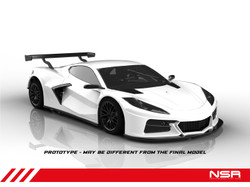 NSR Corvette C8R Complete Kit White SW 1:32 NSR0424SW
