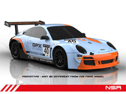 NSR Porsche 997 GT3 No.40 Gulf GPX 2020 Targa Florio AW 1:32 NSR0423AW
