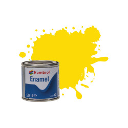 Humbrol 50ml Enamel Paint Tinlet - No 69 Yellow Gloss Model Kit Paint