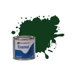 Humbrol 50ml Enamel Paint Tinlet - No 3 Brunswick Green Gloss Model Kit Paint