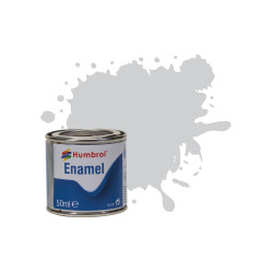 Humbrol 50ml Enamel Paint Tinlet - No 11 Silver Metallic Model Kit Paint