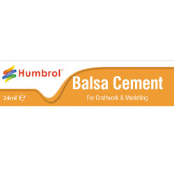 Humbrol Balsa Cement 24ml Tube Balsa Wood Model Kit Adhesive AE0603