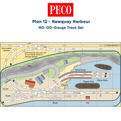 PECO Plan 12: Newquay Harbour - Complete HO/OO Gauge Track Pack