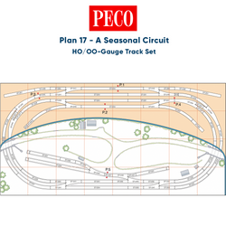 PECO Plan 17: A Seasonal Circuit - Complete HO/OO Gauge Track Pack