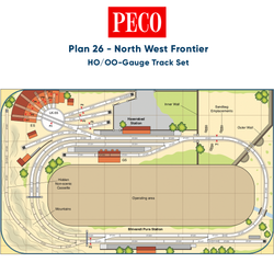PECO Plan 26: North West Frontier - Complete HO/OO Gauge Track Pack