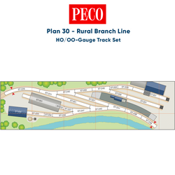 PECO Plan 30: Rural Branch Line - Complete HO/OO Gauge Track Pack