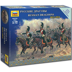 ZVEZDA 6811 Russian Dragoons Napoleonic 1:72 Figures Model Kit